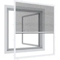 Windhager Insektenschutz EXPERT Plisseefenster ohne Bohren weiss 100x120 cm