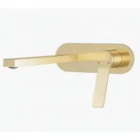 Emke Wasserhahn für Waschbecken, modular, Messing, Champagner-Gold, Keramik-Kart