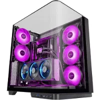 Mars Gaming MC-INFINIO, Tower, PC, Schwarz, ATX, micro ATX, Mini-ITX, Gaming, Multi