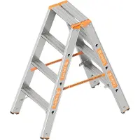 Layher Topic 1043 Stufenstehleiter 2x4 Stufen