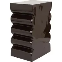 Zuiver Curves Beistelltisch Aluminium 30x21 cm