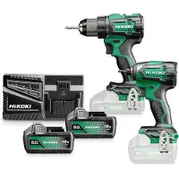 HiKOKI 18V Kc18De Wbz (Ds18De + Wh18De) 2X5.0Ah Hsc Bohrmaschine/Schrauber + Schlagschrauber Set