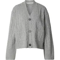 Second female Damen Pullover & Cardigans Alphine Knit Cardigan - Lichtgrijs - Größe XL