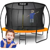 Neo-Sport 12ft/374cm profiliertes Gartentrampolin mit Innennetz