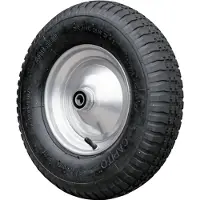 CAPITO Luftrad 400/100 Kugell. 17mm Ø, mit Schraubachse