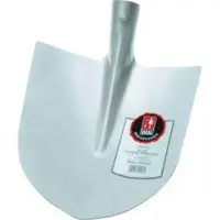 Ideal Idealspaten 818425 Frankfurter Schaufel,Blattmass mm: 300 x 270,silber pulverbeschichtet