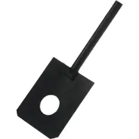 Ideal Kalkspaten Länge 1110 mm schwarz
