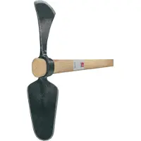 Magni Ideal 66703071 Pionier Hacke mit Klinge Oval/Griff, schwarz/beige