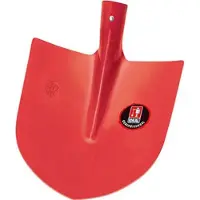 Ideal Frankfurter Schaufel ohne Stiel, rot, Gr.5