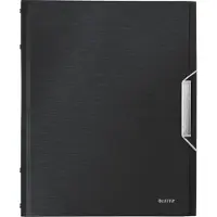 Leitz 39960094, A4, Polypropylen (PP), Schwarz, Porträt, 200 Blätter, 80 g/m²