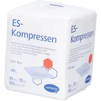 Paul hartmann ag Hartmann ES-Kompressen unsteril 8- lagig 100 Stück - 10 x 10 cm / Einzelpackung 100 St