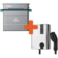 Zendure Kombi: Solarspeicher Kombi + Raedian NEO 22 kW Wallbox-ZDAB2000X-gy + ZDHYP2000-gy-eu +B-NEO-22-T7.5-S - black