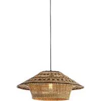 Light & Living Hängeleuchte - natürlich - Owana - pflanzliche materialien - Ø 64cm - E27 - 2996484 -
