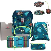 DERDIEDAS ErgoFlex Superlight Magic Light Schulranzenset 5-teilig