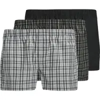 Jack & Jones JACK&JONES Herren Web-Boxershorts, 3er Pack - JACMILANO WOVEN BOXERS 3 PACK , Baumwolle