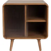 Zuiver Rise Beistelltisch Holz/Glas