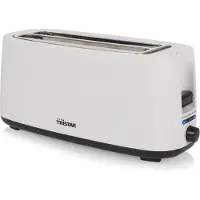 Tristar BR-1057, 4 Scheibe(n), Weiß, Kunststoff, Tasten, Drehregler, 1400 W, 230 V