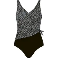Naturana Badmode Badeanzüge Dames | Grösse: 44D | Farbe: Schwarz/Print