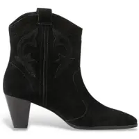 Ba&sh für Damen. 2E25NCAS Neu Casey schwarze Lederstiefel (38), 3 bis 5 cm, Keine, Lässig