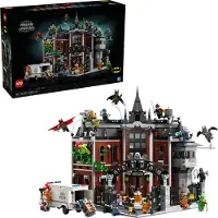 LEGO DC Batman Arkham Asylum - Bauset für Erwachsene – Modellbau mit detaillierter Inneneinrichtung, Lieferwagen & 16 Minifiguren - Batman, Robin & Joker – Geschenk für Männer, Frauen & Fans - 76300