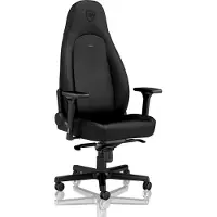 Noblechairs ICON, Universal-Gamingstuhl, 150 kg, Gepolsterter Sitz, Gepolsterte Rückenlehne, Schwarz, Aluminium