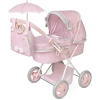 Decuevas Faltbarer Puppenwagen Mit Sonnenschirm Und Sophie-tasche Bis Zu 48 Cm