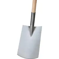 Ideal Rohrdüllspaten Gärtner Form Blattmass 290 x 180 mm Grösse 2 mit T-Stiel 850 mm 1830 g
