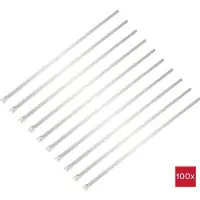 TRU COMPONENTS TC-12656576 Stahlkabelbinder 360 mm 7.9 mm AISI 316 100 St.