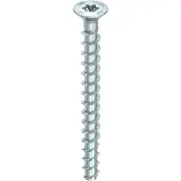 Heco MULTI-MONTI-plus F Betonschraube Senkkopf TX 7,5x80 mm blau verzinkt 50 Stck