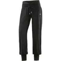 Venice beach Yogahose "UMA" schwarze Grundfarbe, aus Baumwolle, Modal und Elasthan