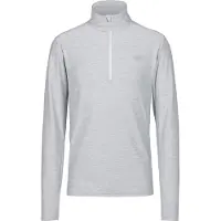 New Balance - Space Dye 1/4 Zip - Kunstfaserpullover Gr M grau/weiß