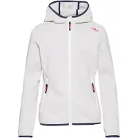 CMP Mädchen Fleece Jacke Fix Hood 3H19825-06XU 176 - B.Co Gesso-Vaniglia - 176