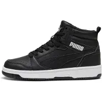 Puma Rebound V6 Mid WTR Jr Sneakers Hoog - Zwart - Maat 38