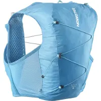 Salomon - Running Tasche - Active Skin 8 Set Blue Danube / Blue Curacao aus Wolle - Größe M - Blau