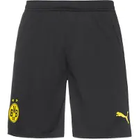 Puma BVB Shorts Replica BLACK-FASTER YELLOW L