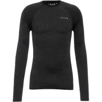 Falke Wool Tech Langarmshirt in schwarz, Größe M