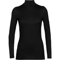 Icebreaker Unterhemd 260 Tech LS Turtleneck Damen Black-XL