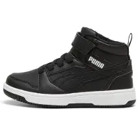 Puma Rebound V6 Mid WTR AC+ PS Sneakers Hoog - Zwart - Maat 28