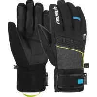 Reusch Handschuhe Louis R-TEX XT Herren Black Melange / Safety Yellow / Brilliant Blue-9.5