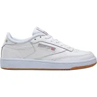 Reebok Sneaker CLASSIC "CLUB C 85", Damen, Gr. 38,5, weiß (weiß, light, grau, gum), Leder, Schuhe Sneaker