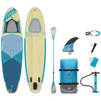 Firefly SUP-Board iSUP 400 FAM WOOD/BLUE DARK/BLUE One Size