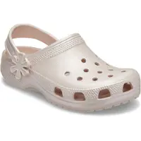 Crocs Pantoletten Classic Pearl Shine Clog K 212814 Rosa