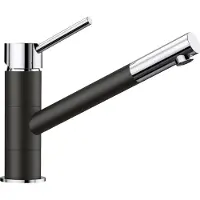 BLANCO KANO SILGRANIT-Look zweifarbig silgranitschwarz/chrom