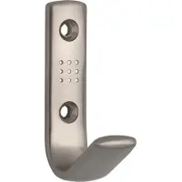 Siro Mantelhaken Gamma Breite 18 mm, Höhe 69 mm, ZN Edelstahl Effekt