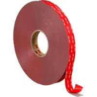 3M VHB Plakband, 4991 F, 12 mm x 16,5 m, 2,3 mm, grijs, beschermende afdekking: folie (pak van 6)