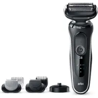 Braun Series 5 51-W4650CS, Folienschaber, Weiß, Tasten, Schwarz, Akku, Lithium-Ion (Li-Ion)