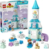 LEGO DUPLO ? Disney Annas und Elsas Party im Eispalast – Frozen Spielset mit Elsa-Figur, Lichtstein & Zubehör – Feinmotorik-Spielzeug ab 2 Jahren – Mini-Figuren für Kleinkinder – 10455