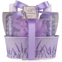 Accentra Geschenkset Badeset Pflegeset Wellness Damen Lavendel Geschenkidee 1 St