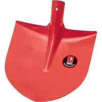 Magni Idealspaten 5103102000 pulverbeschichtet in rot 29x27 cm, rot, 40 x 25 x 15 cm