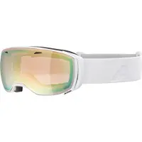 Alpina Skibrille Estetica Qv Unisex White Gloss Mirror Gold
